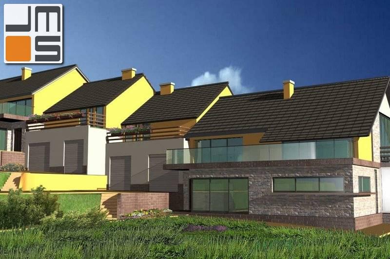 Nowoczesne osiedle domów jednorodzinnych.