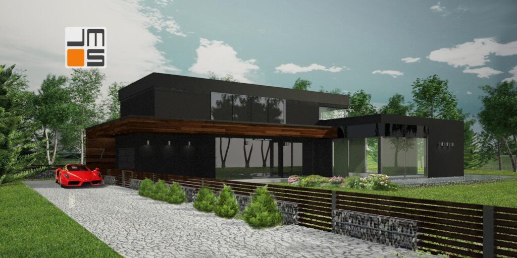 Pomysł na projekt nowoczesnej rezydencji