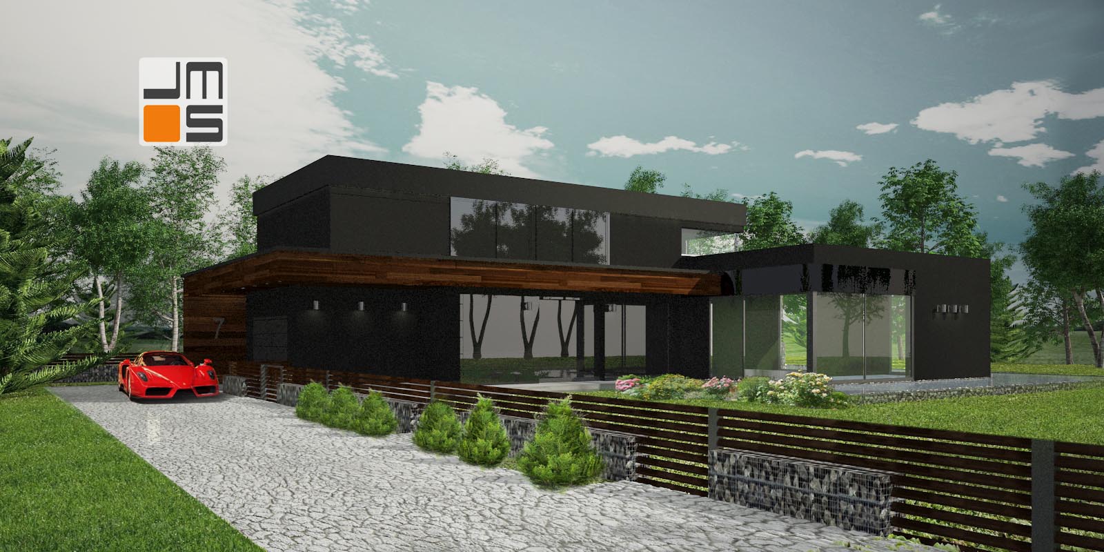 Pomysł na projekt nowoczesnej rezydencji