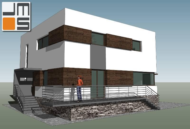 Zmiana elewacji w domu typu komunistyczna kostka