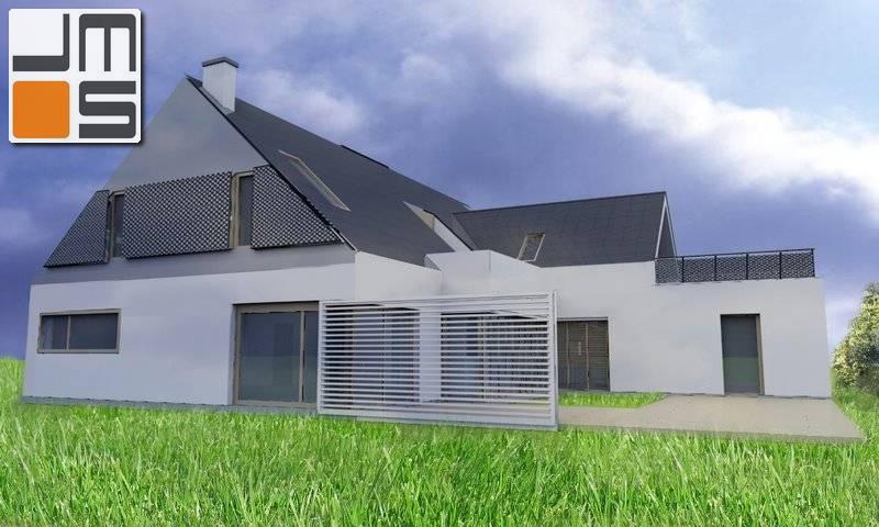 Indywidualny projekt domu jednorodzinnego z poddaszem użytkowym