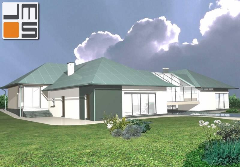 Projekt nowoczesnego domu z basenem