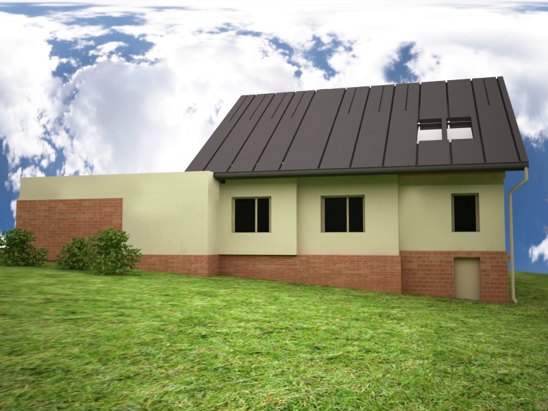 Indywidualny projekt domu na spadku terenu