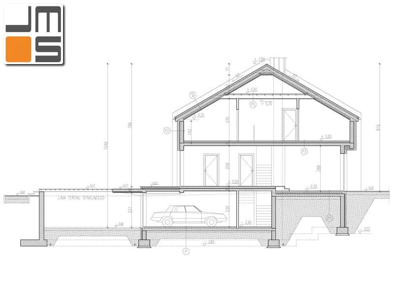 Koncepcja  domu tzw. szeregówki