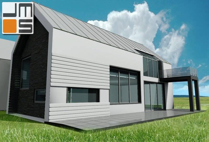 Nowoczesny dach z blachy łaskiej na rąbek stojący