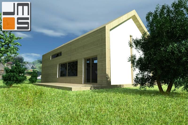 Nowoczesny dom energooszczędnym o cechach budynku pasywnego