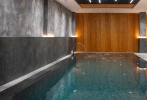 Wizualizacja Term Lusina Medical SPA pod Krakowem z basenami i nowoczesną architekturą