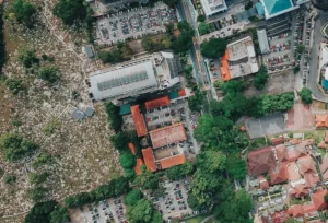 Wizualizacja kompleksu Zagnańska 119 Impuls w Kielcach z otwartym dziedzińcem